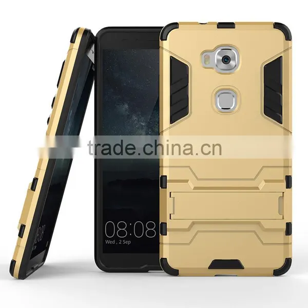 Hybrid Kickstand TPU PC Armor Case Iron Man Cellphone Case For Huawei P8 P8 Lite photo-2