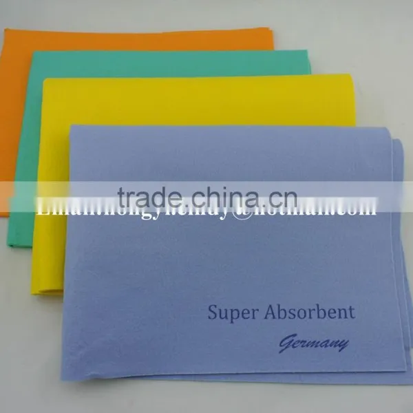 50x70cm Large Size 80%viscose, 20%polyester Super Water Absorbent Nonwoven Floor Cleaning Cloth photo-6