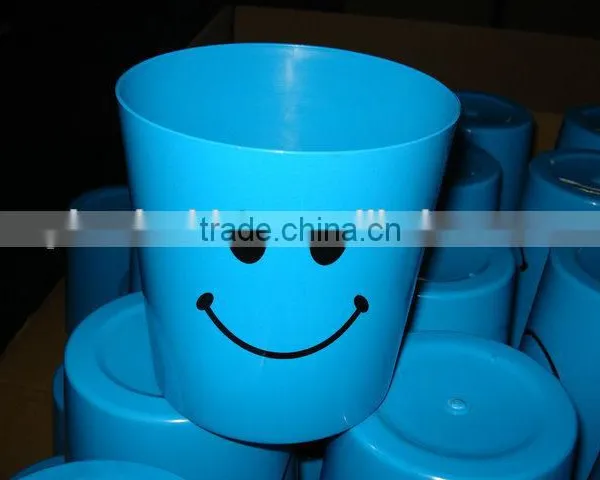 BT011 Desktop Round Plastic pp Mini Trash Can photo-3