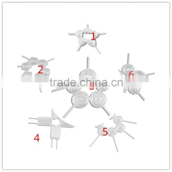 Lollipop Shape Pipette Plastic Mini Pipettes for Cupcakes, Dessert Food Grade Pipette photo-2