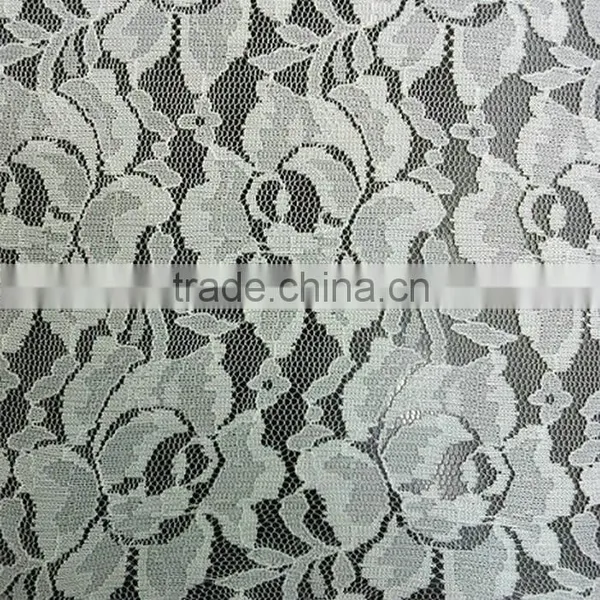Fashionable Lace Fabric With Nylon Polyester for Curtain TH-2027 photo-4