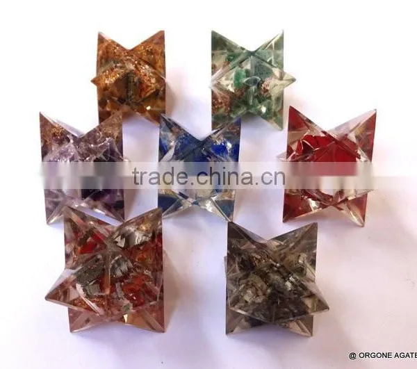 Wholesale Chakra Merkaba Sets : Orgone-Orgonite Agate photo-2