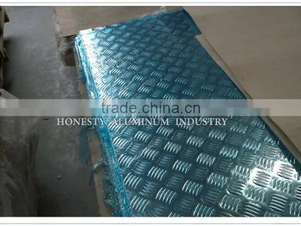 High Quality 5052 5754 5083 H32 H34 H36 Aluminum Chequred Plate photo-4