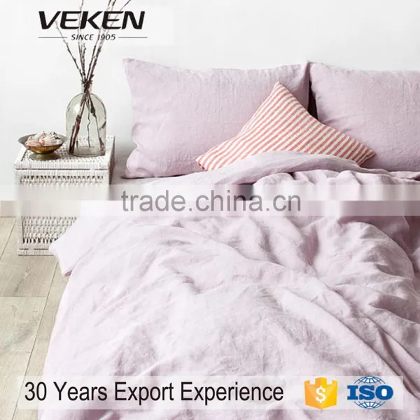 VEKEN Hometextile Products High Quality Linen Bedding Set