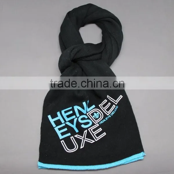 CUSTOM KNITTING PATTERN SCARF AND SNOOD WITH PRINTING LOGO photo-4