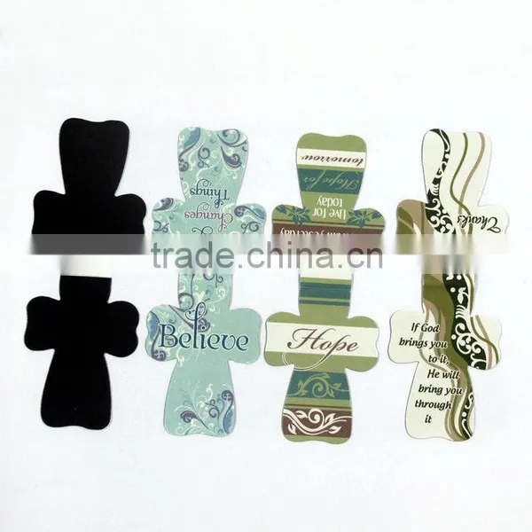 2015 OEM Small Order Book Cover Folding Magnetic Anime Bookmarks Printable photo-3