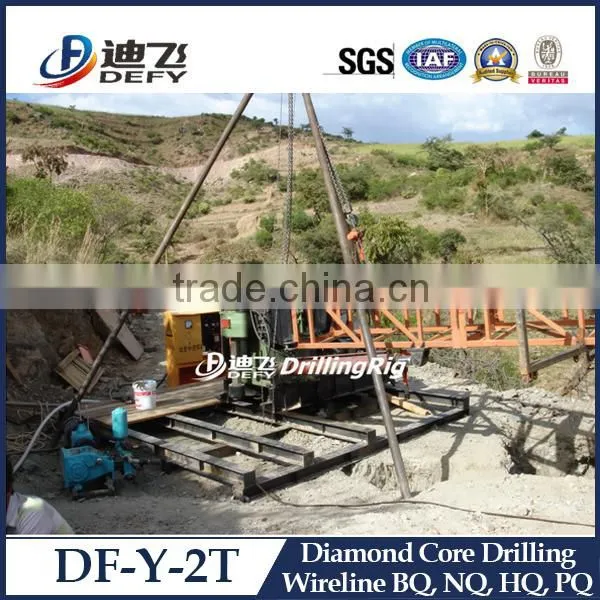 DF-Y-2T Hydraulic Mineral Prospecting Soil Core Drilling Rig photo-3