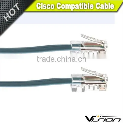 Cisco RJ45 to RJ45 Rollover Console Cable, Light Blue, CAB-500RJ photo-3