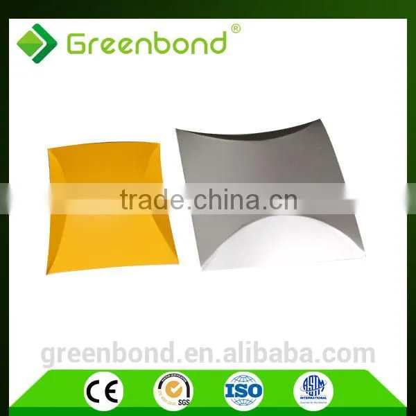 Greenbond Silver Mirror Mosaic Aluminium Composite Panel Acp Acm Wall Tile Panel Sheet photo-2