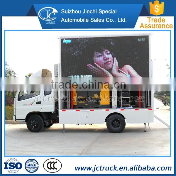 Manual Transmission Type and Diesel Engine Foton 4x2 Supply Led Mobile Advertising Trucks for Sale Sale photo-2