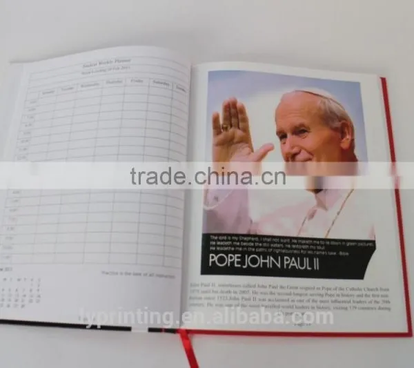 High Quality Hardcover Notebook, Diary Book Printing photo-3