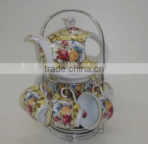 13PCS Decal Tea Set photo-2