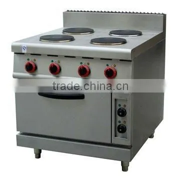 electric range with 4-burner&oven