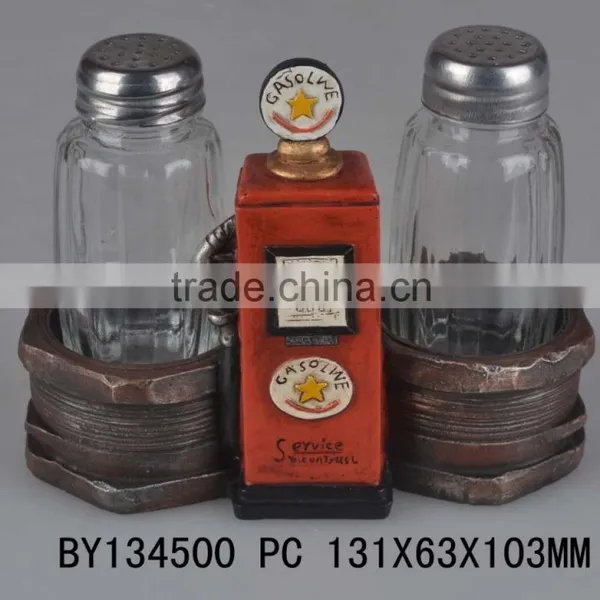 Coffeepot Polyresin Salt Pepper Shaker photo-2