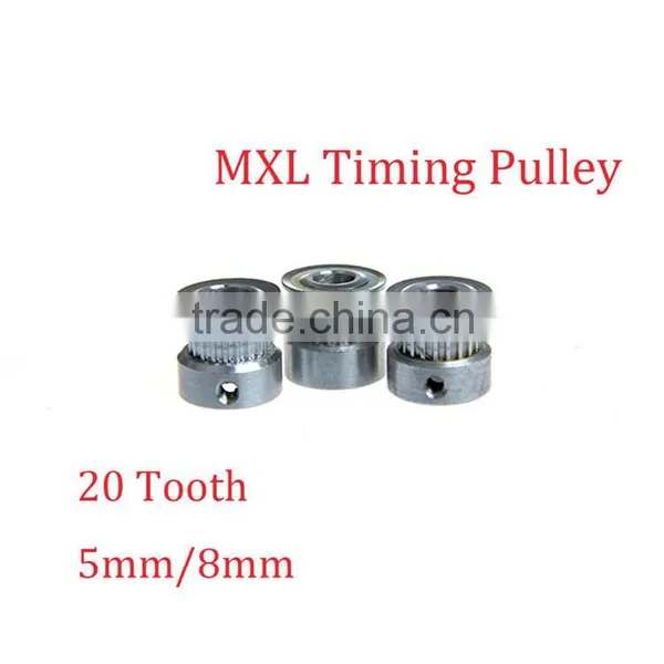 3D Printer Kit MXL Timing Pulley Aluminum Gear MXL Synchronous Pulley 3D Printer K86