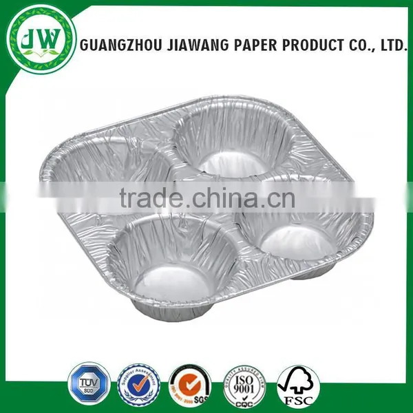 Small Round Aliminum Foil Bakery Food Container Foil Tray photo-2