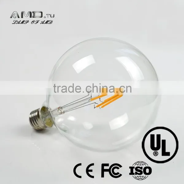 Edison Led Mirror Ball E27/ E26 Led Dimmable Filament Bulb 2000-6500k Led Light Fixture G125 G95 G80 photo-3