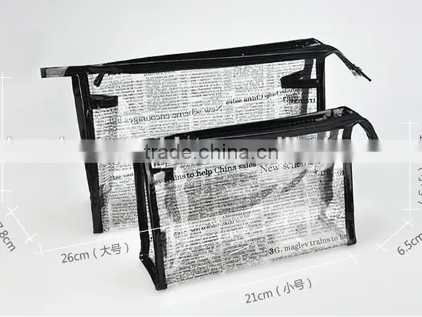 2015 Hottest Transparent Cosmetic PVC Bag Wholesale in China photo-3
