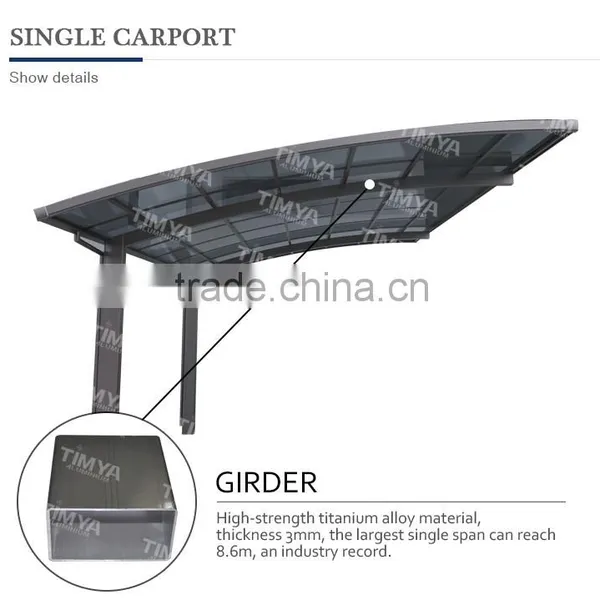Polycarbonate Modern Carport Siding With Uv Protection photo-5