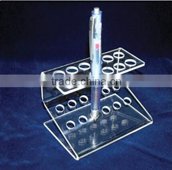 Clear PMMA Pen Holder Pen Display Stand For Student photo-2