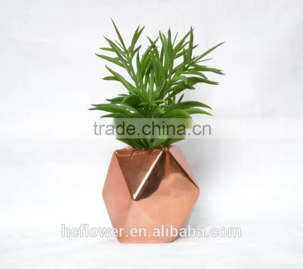 Fashion Artificial Succulent Plant With Ceramic for Home Decoration