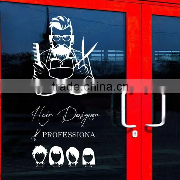 Cartoon Desgin Glass Door Sticker photo-3