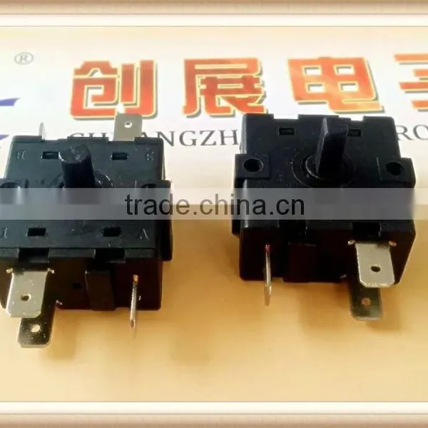 Chzjcz/Supply Rotary Switch Warm Air Blower Rotary Switch Electric Oven Switch Three Gear Rotary Switch photo-5