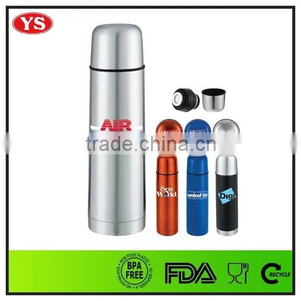 Food Grade Double Wall 750ml Stainless Steel Vacuum Flask With Bag photo-3
