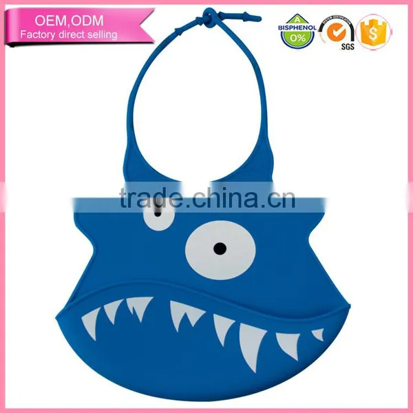Infant Mealtime Soft Silicone Baby Bib Manufacturers Usa With Cartoon Designs photo-2