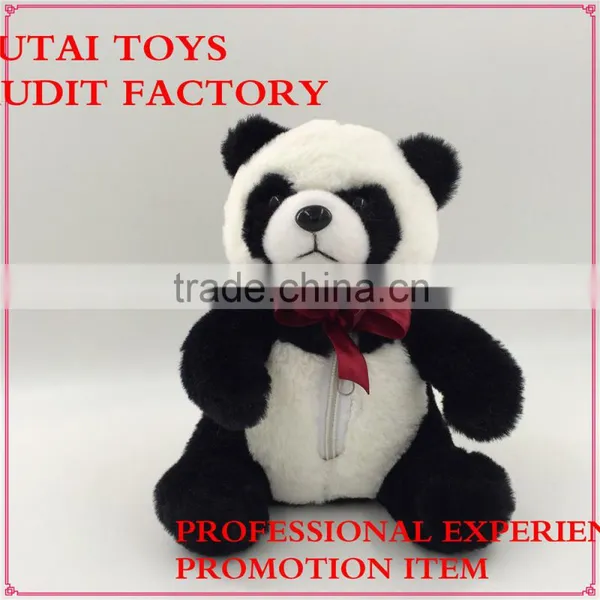 ICTI Sedex WCA SA800 Supplier Plush Animal Panda Stuffed Toy Promotion Mascot