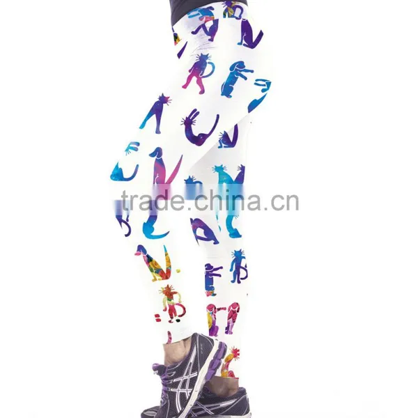 Latest New Women Digital Print Leggings Yoga Leggings N30-17 photo-3