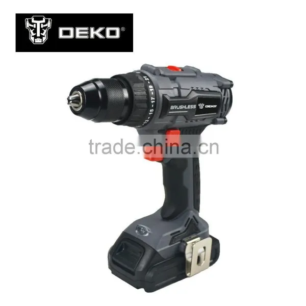 18V Brushless Motor Power Tool Lithium Battery Cordless Drill