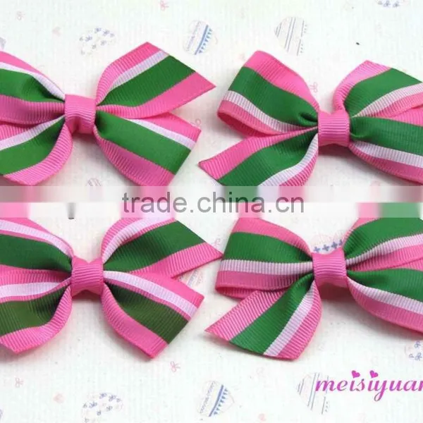 Custom Chocolate Packing Ribbon Bow With Elastic Loop Pre-made Bow for Baking Decoration photo-2