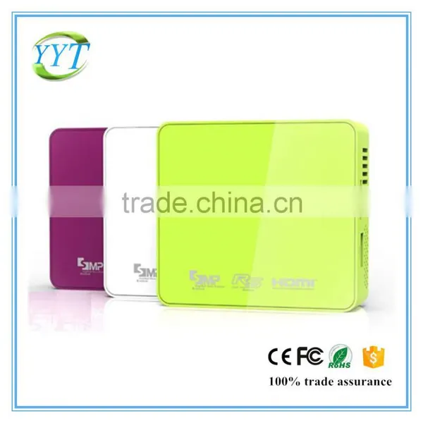 2016 Newest 854*480 DLP 800lumens Mobile Phone Projector UC50 With CE ROHS FCC BIS Certification