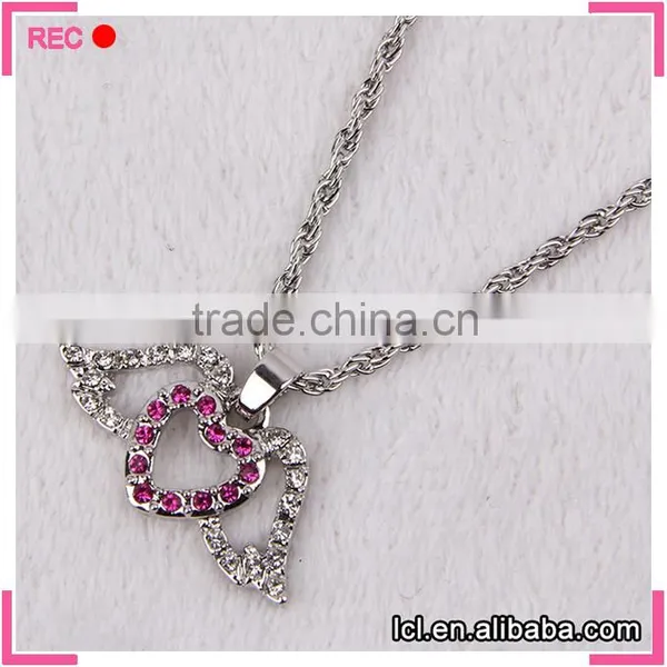 Woman Accessories Imitation Jewellery Angle Pendant Necklace, Bling Necklace photo-3