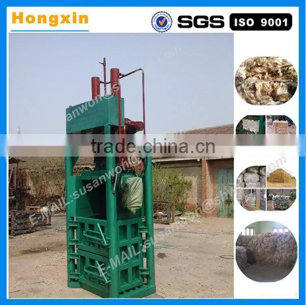Industrial Vertical Type Waste Paper Cotton Fiber Wool Packing Machine photo-4