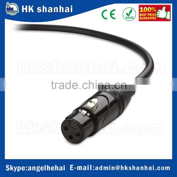 Wholesale Male to Female M/F 10ft 3 Pin XLR Connector Cable Gold-plated High Grade Low Noise Microphone Cable photo-3
