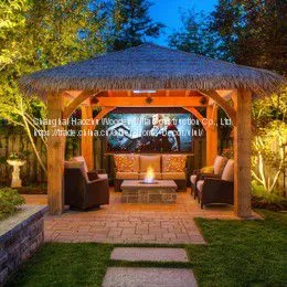 Luxury Eco-friendly Wooden Outdoor Bar Gazebo photo-4