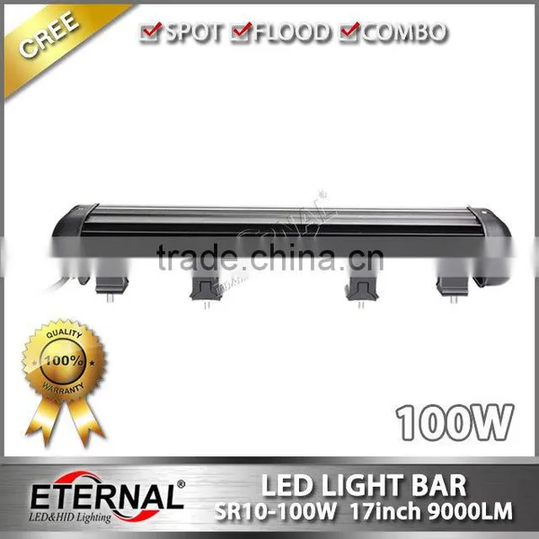100W 17inch Led Light Bar 4WD off Road Truck Tractor Forklift Police Emergency Vehicles Light Bar Driving Lamp photo-3