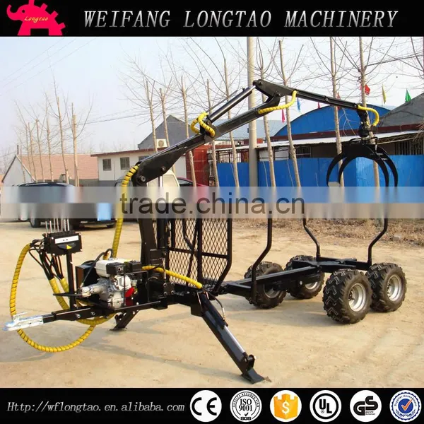 New Condition and Log Trailer With Crane With CE Approved photo-5