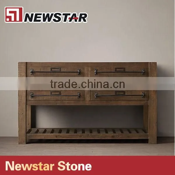 Newstar 36" Top End Bathroom Solid Wood Vanity Unit for Small Bathroom photo-3