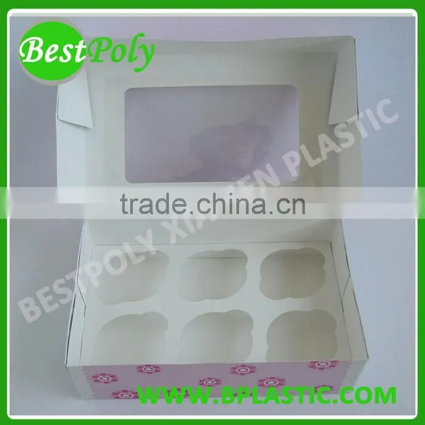 Custom Beautiful Cupcake Box With Inserts photo-6