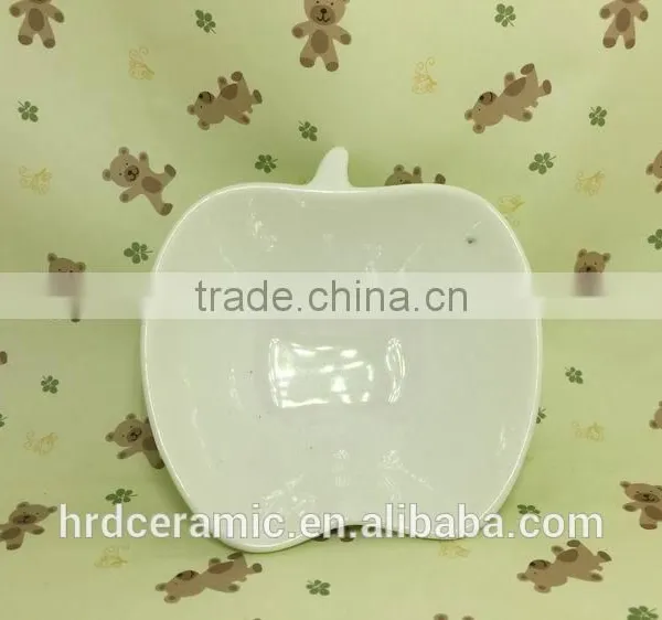 Stocked Apple Shape Porcelain Food Dish/soap Dish/salad Bowl photo-2