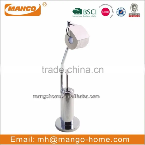 Metal Standing Toilet Paper Holder photo-5