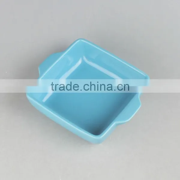 Ceramic Square Bakeware With Color Glaze photo-6