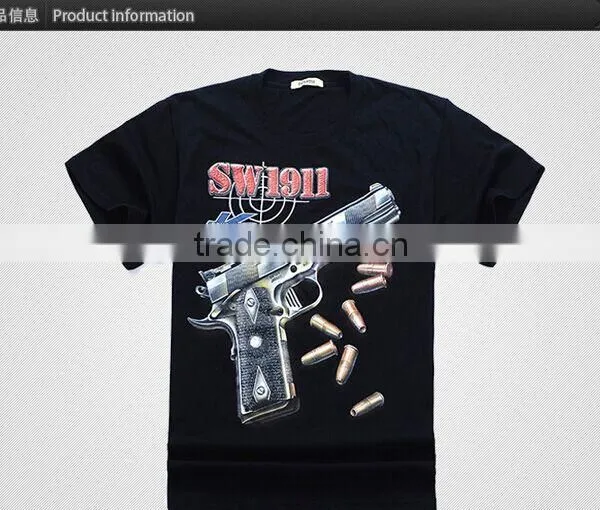 Wholesale Cotton Man T-shirt/ T-shirt Printing /Custom t Shirt With Print Logo photo-2