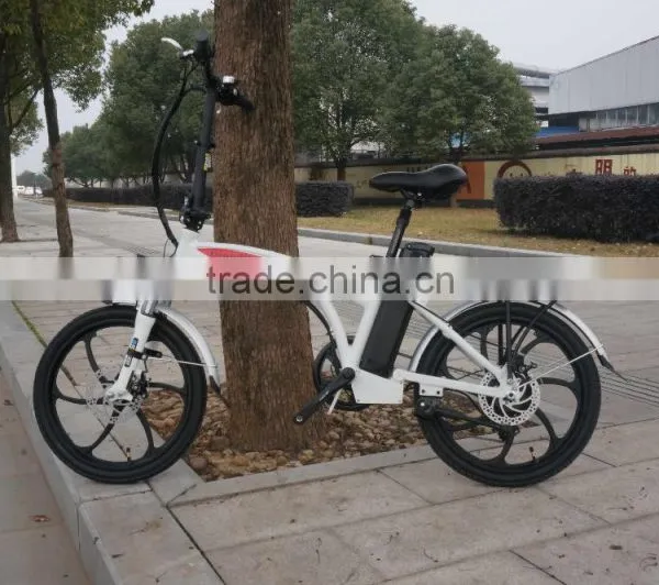 2017 New Design 20 Inches Electric Folding Bike With Lithium Battery Powered photo-4