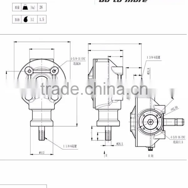 Comer Agricultural Gearbox of ISO9001 Standard photo-5