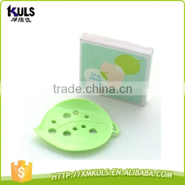 Wholesale Fancy Plastic Soap Box Leaves Plastic Soap Dish photo-3