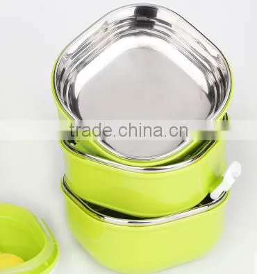 Multi-layer Stainless Steel Thermal Insulated Lunch Box Tiffin Box / Food Storage Containers photo-4